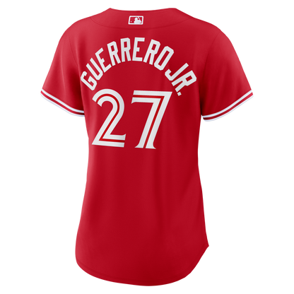 Women's Toronto Blue Jays Vladimir Guerrero Jr. Nike Red Canada Day Replica Jersey