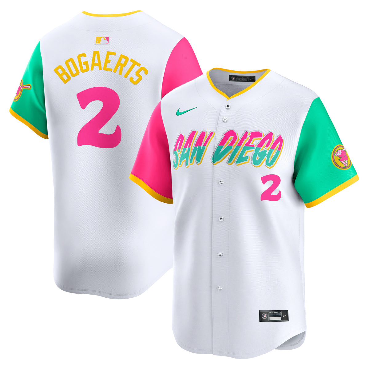 Xander Bogaerts San Diego Padres Nike City Connect Limited Player Jersey White