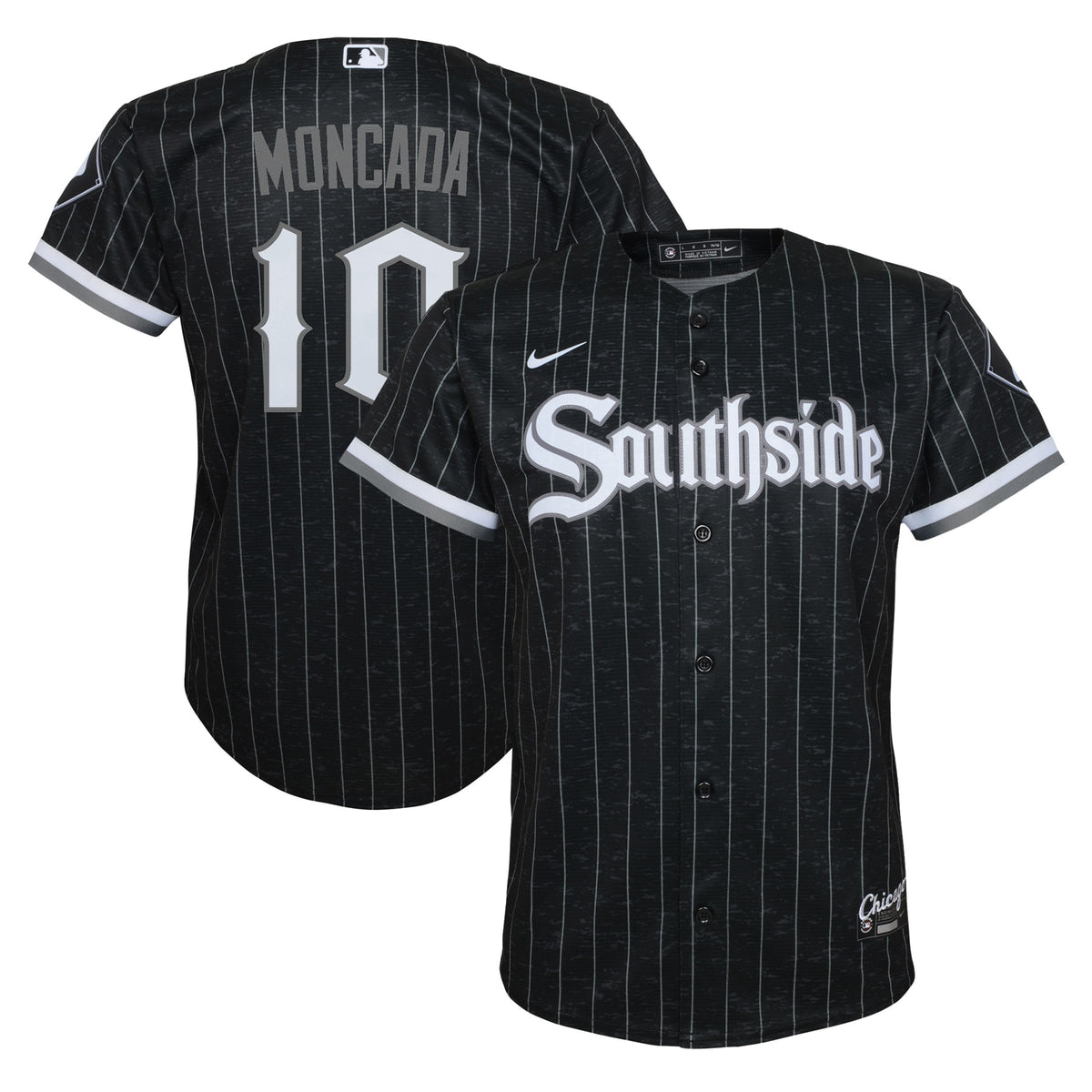 Yoan Moncada Chicago White Sox Nike Youth City Connect Replica Player Jersey Black
