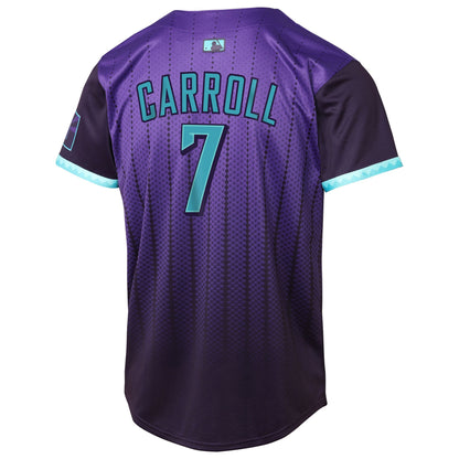 Youth Arizona Diamondbacks Corbin Carroll Nike Purple 2025 City Connect Limited Player Jersey