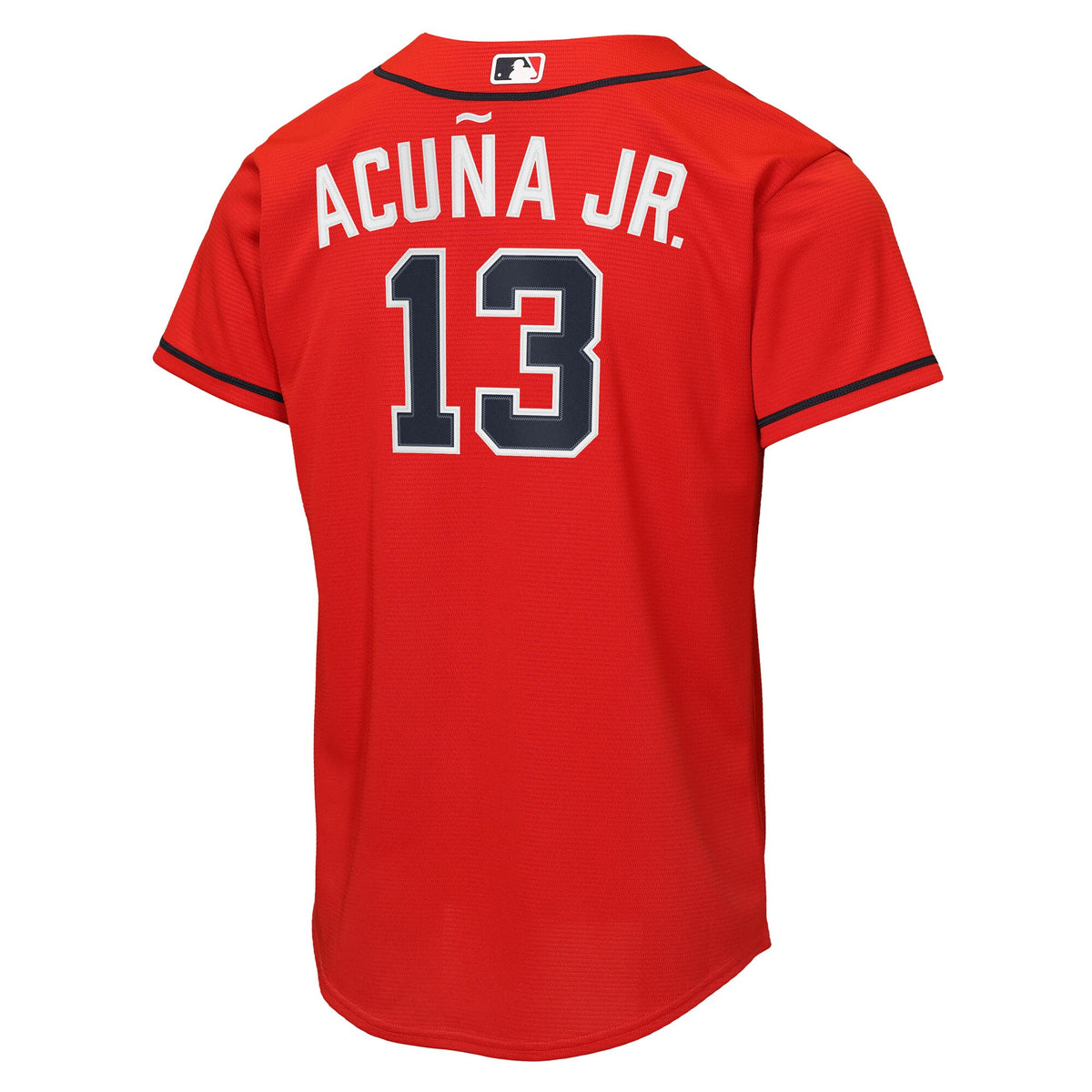 Youth Atlanta Braves Ronald Acuí±a Jr. Nike Red Alternate 2 Replica Jersey