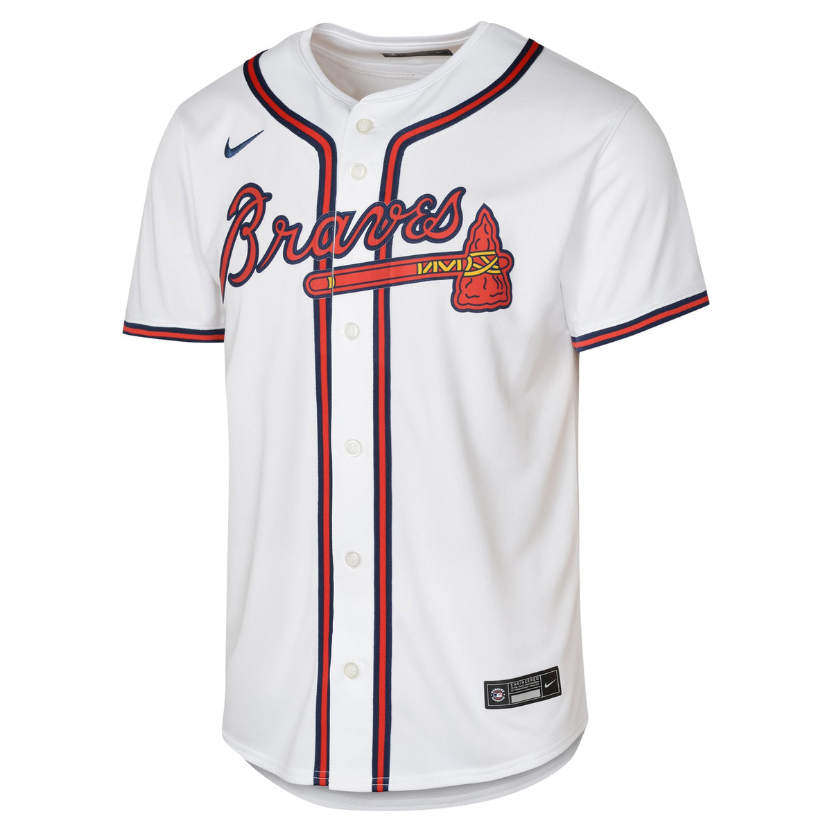 Youth Atlanta Braves Ronald Acuí±a Jr. Nike White Home Limited Player Jersey