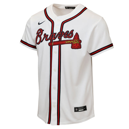 Youth Atlanta Braves Ronald Acuí±a Jr. Nike White Home Replica Player Jersey