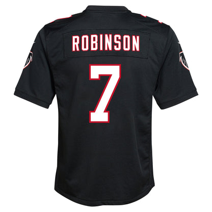 Youth Atlanta Falcons Bijan Robinson Nike Black Game Jersey