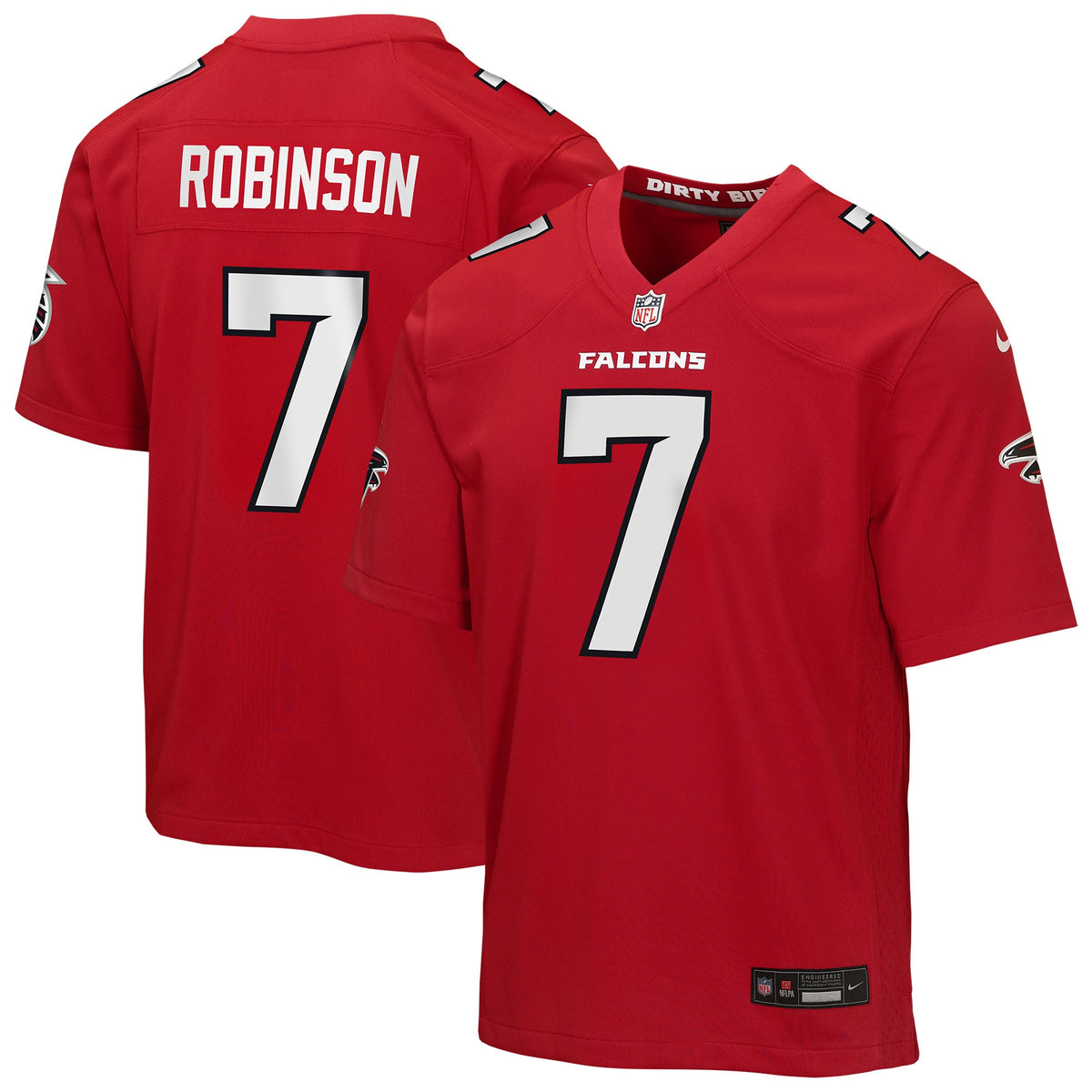 Youth Atlanta Falcons Bijan Robinson Nike Red Game Jersey