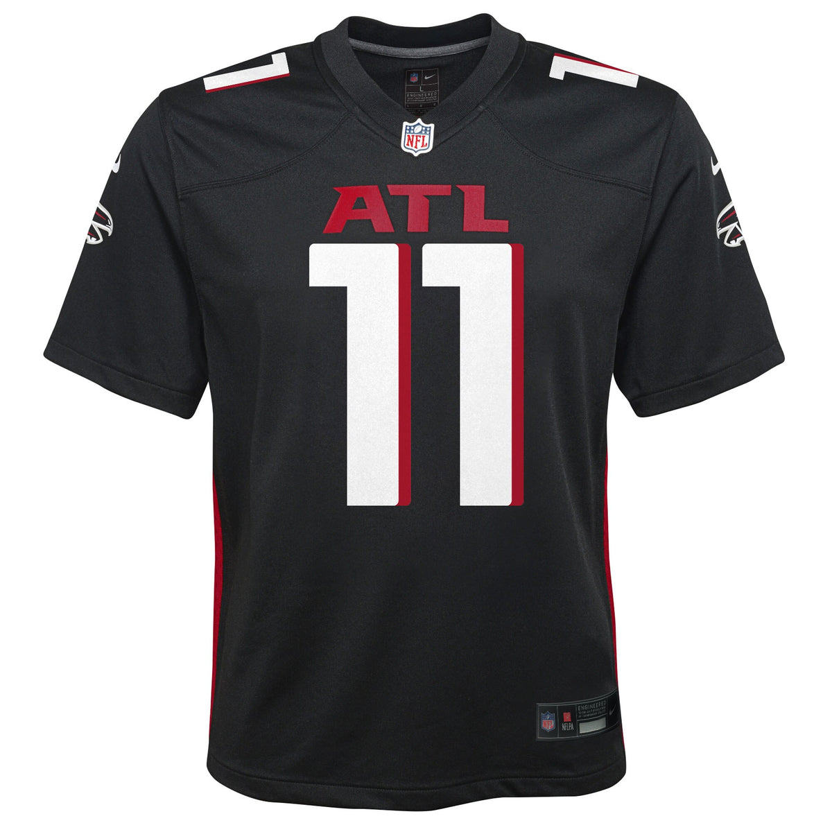Youth Atlanta Falcons Jalon Walker Nike Black Team Game Jersey