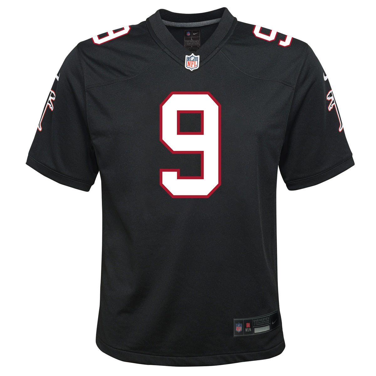Youth Atlanta Falcons Michael Penix Jr. Nike Black Alternate Game Jersey