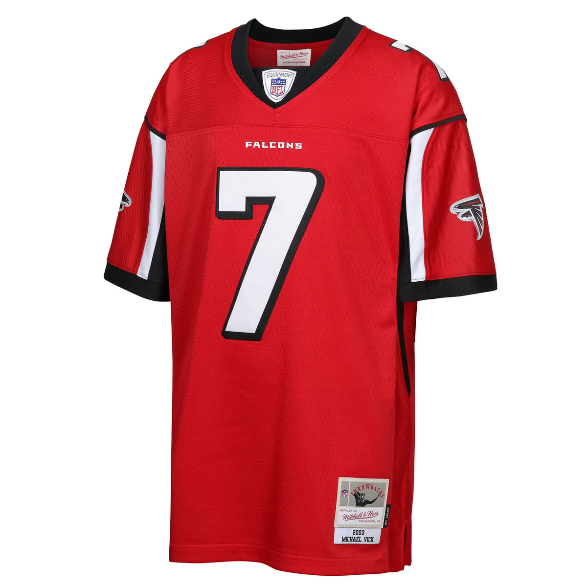 Youth Atlanta Falcons Michael Vick Mitchell & Ness Red 2003 Legacy Retired Player Jersey