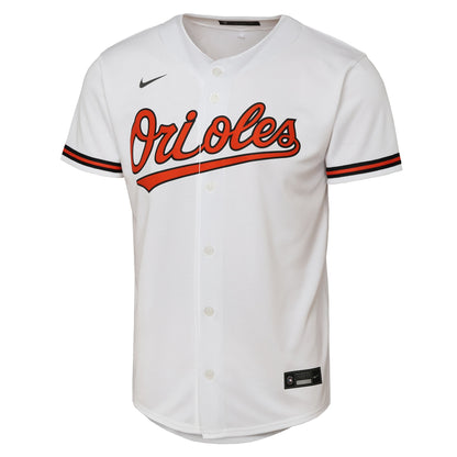 Youth Baltimore Orioles Adley Rutschman Nike White Home Replica Player Jersey