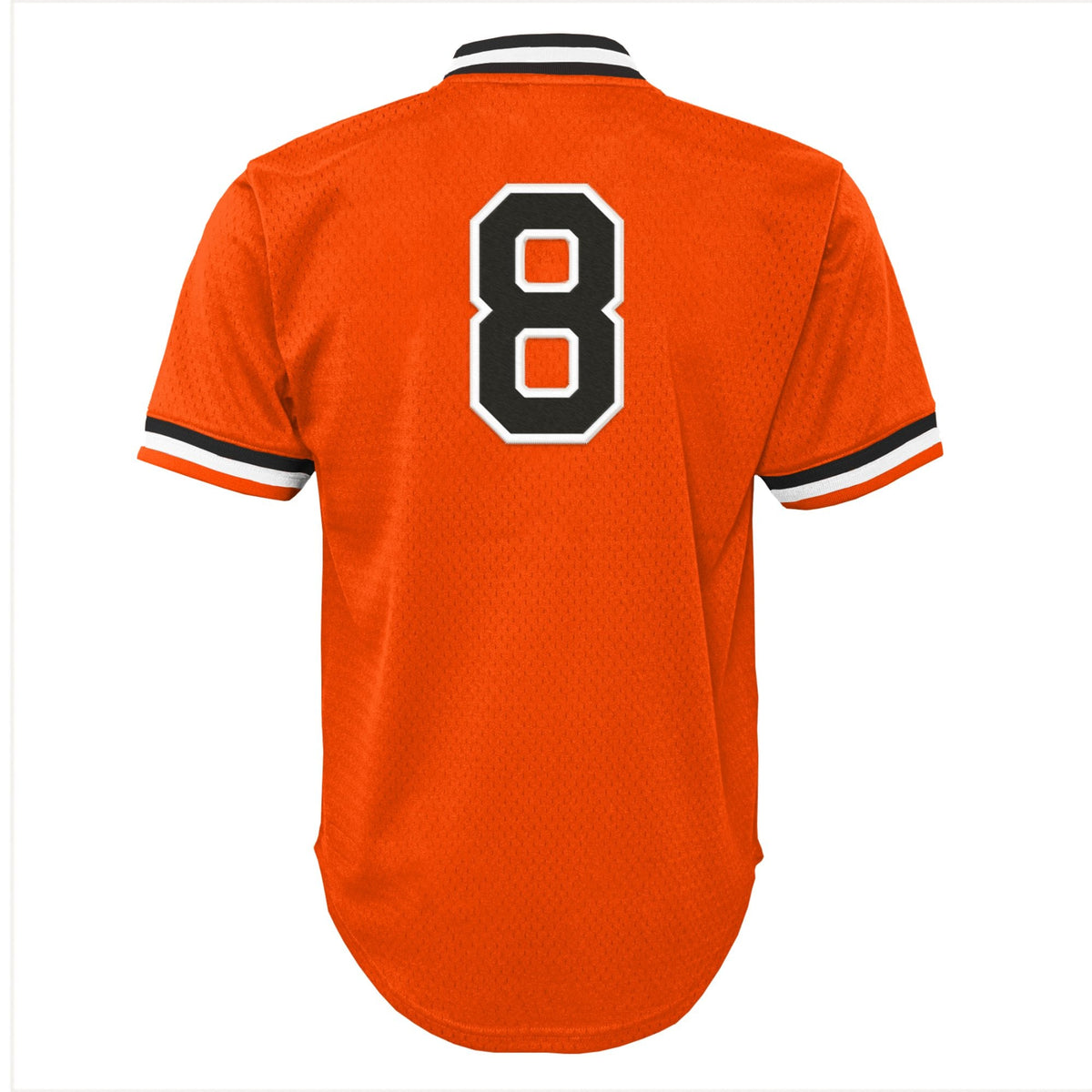 Youth Baltimore Orioles Cal Ripken Jr. Mitchell & Ness Orange Cooperstown Collection Mesh Batting Practice Jersey