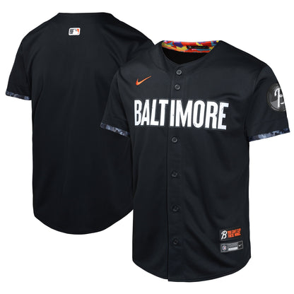 Youth Baltimore Orioles Nike Black City Connect Limited Jersey
