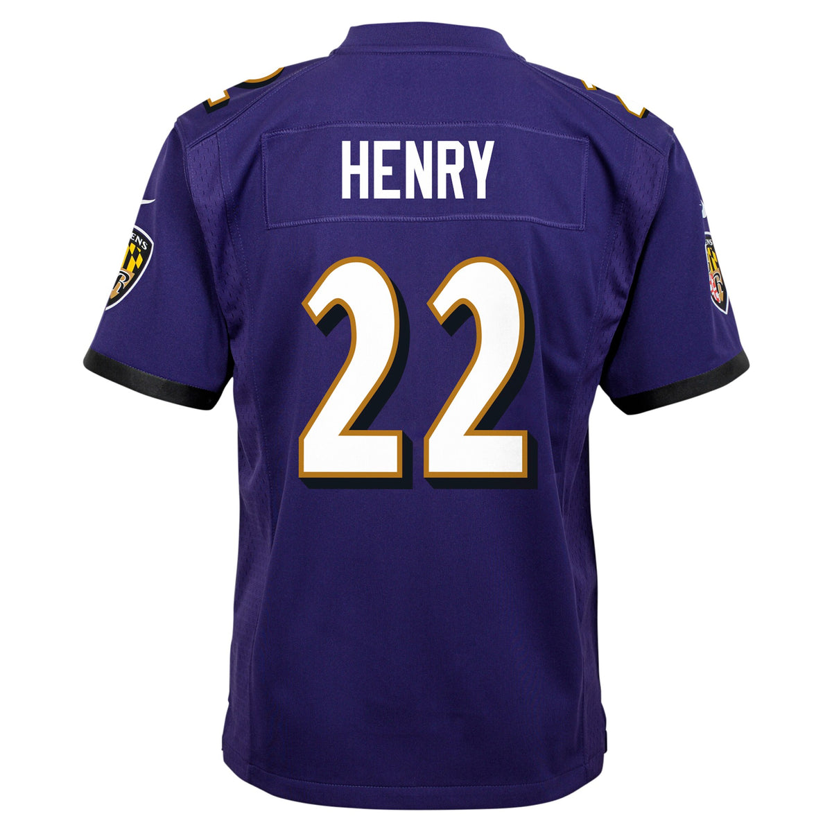 Youth Baltimore Ravens Derrick Henry Nike Purple Game Jersey