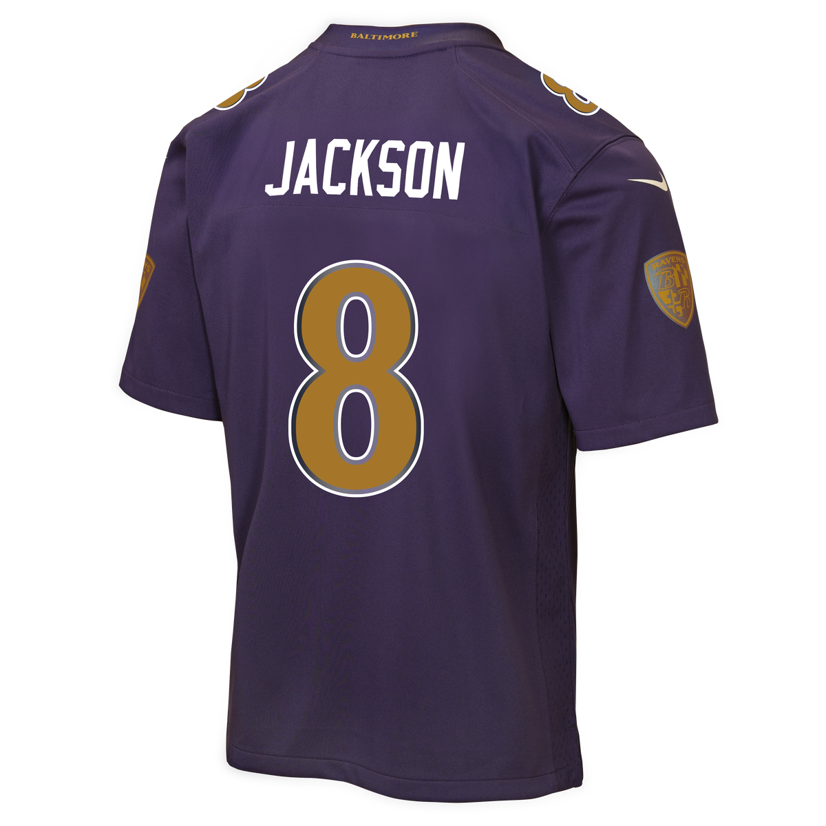 Youth Baltimore Ravens Lamar Jackson Nike Purple Alternate 2 Game Jersey