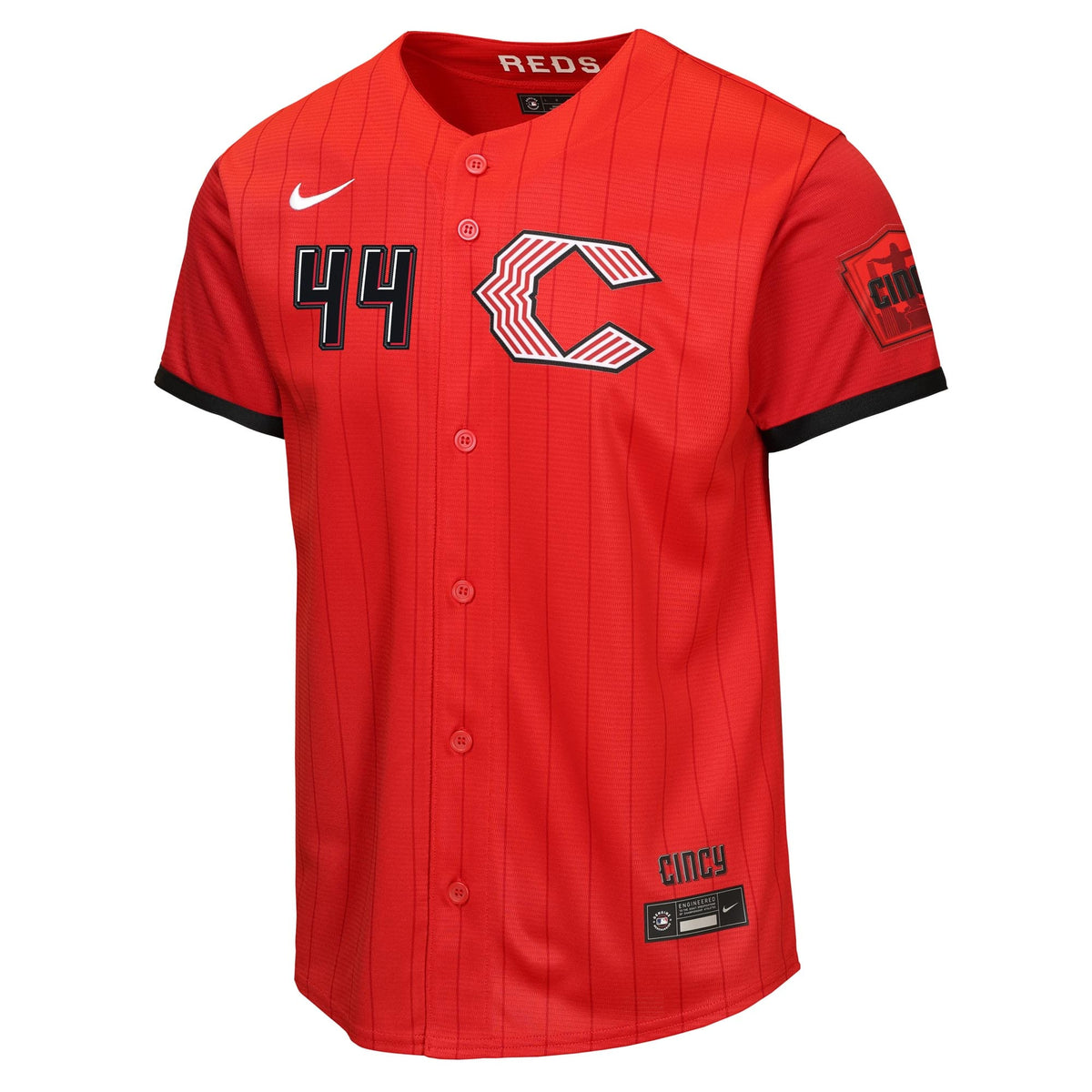 Youth Cincinnati Reds Elly De La Cruz Nike Red 2026 City Connect Stadium Jersey