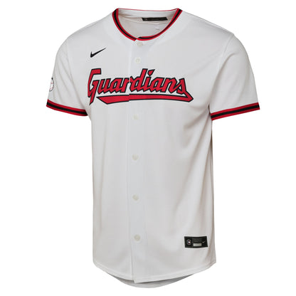 Youth Cleveland Guardians Nike White Home Stadium Jersey
