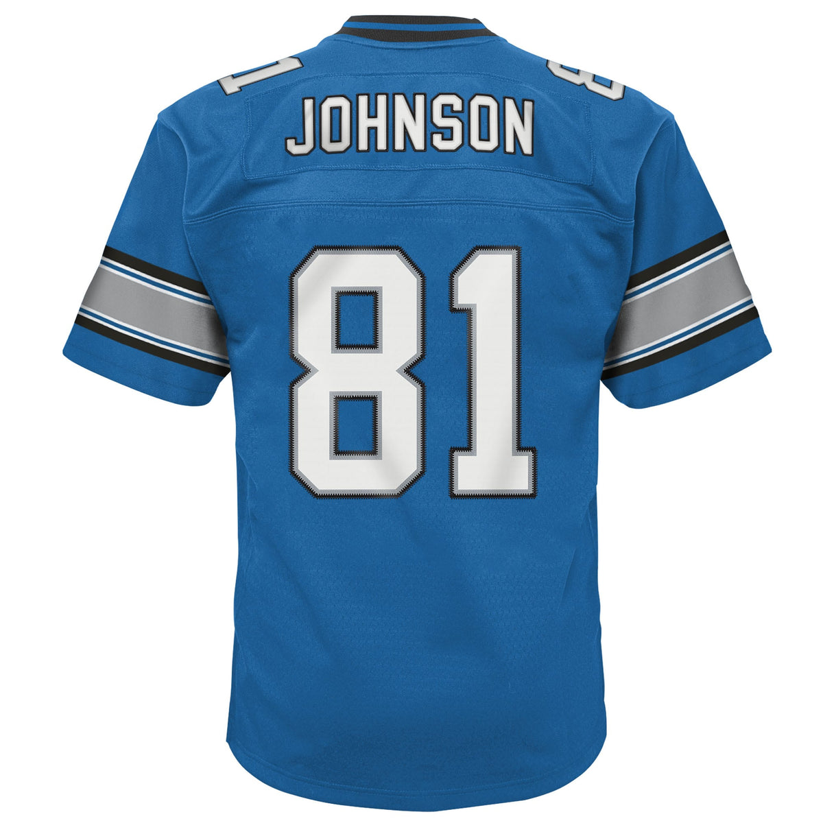 Youth Detroit Lions Calvin Johnson Mitchell & Ness Blue Legacy Replica Jersey