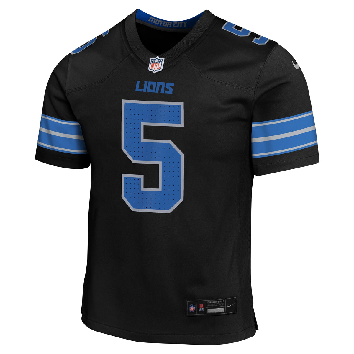 Youth Detroit Lions David Montgomery Nike Black Game Jersey