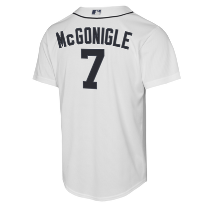 Youth Detroit Tigers Kevin McGonigle Nike White Home Replica Jersey
