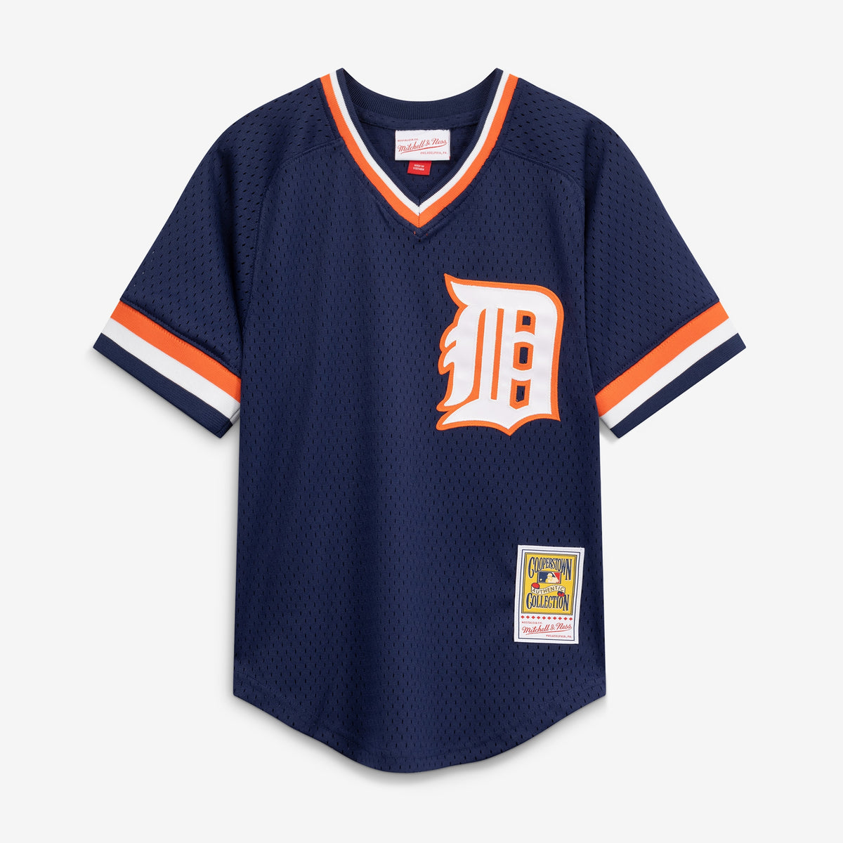 Youth Detroit Tigers Kirk Gibson Mitchell & Ness Navy Cooperstown Collection Mesh Batting Practice Jersey