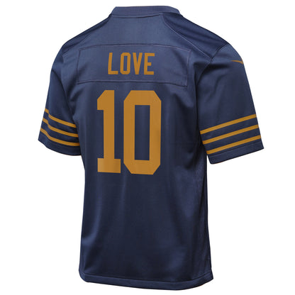 Youth Green Bay Packers Jordan Love Nike Navy The 1923 Classic Game Jersey