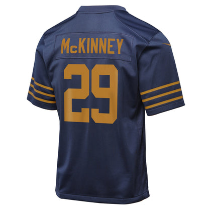 Youth Green Bay Packers Xavier McKinney Nike Navy The 1923 Classic Game Jersey