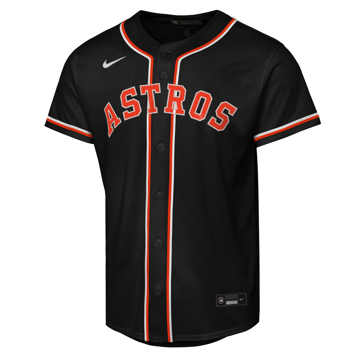 Youth Houston Astros Jose Altuve Nike Black Fashion Replica Player Jersey