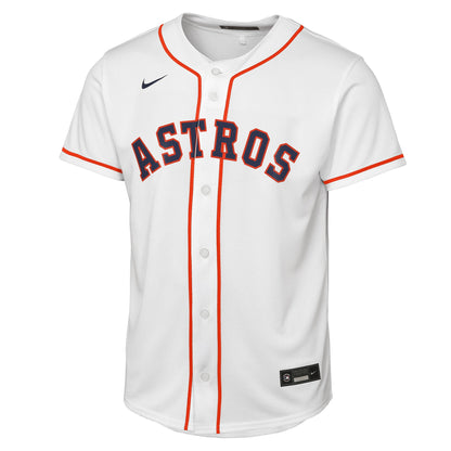 Youth Houston Astros Jose Altuve Nike White Home Replica Player Jersey