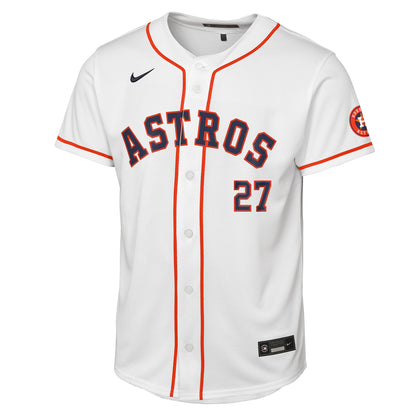Youth Houston Astros Jose Altuve Nike White Home Stadium Jersey