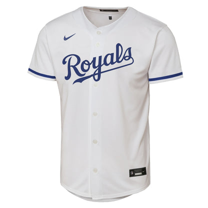 Youth Kansas City Royals Bobby Witt Jr. Nike White Home Replica Player Jersey