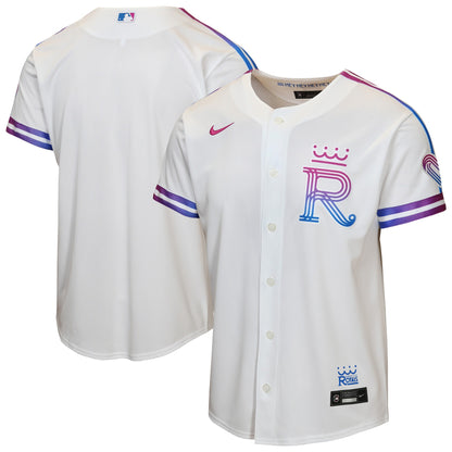 Youth Kansas City Royals Nike White 2026 City Connect Stadium Jersey