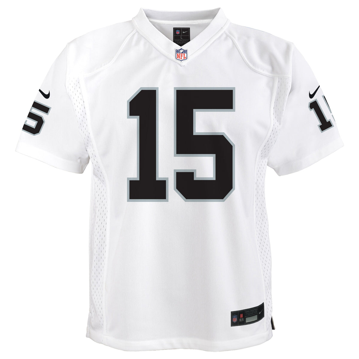 Youth Las Vegas Raiders Fernando Mendoza Nike White Game Jersey