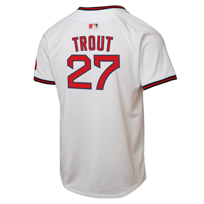Youth Los Angeles Angels Mike Trout Nike White Alternate 2 Limited Player Jersey