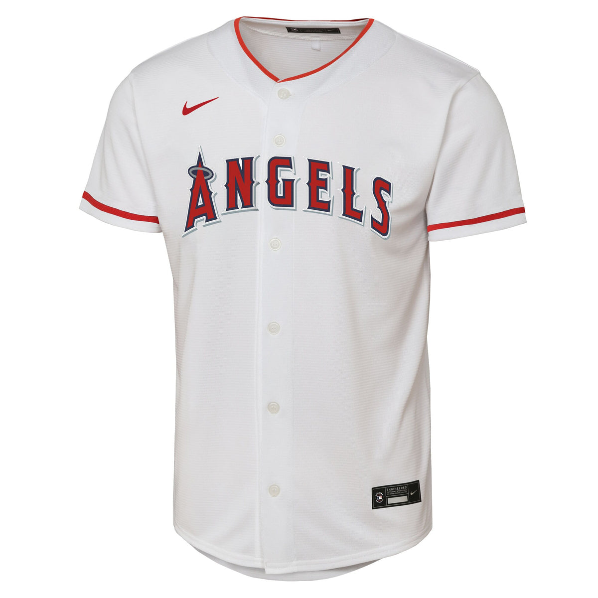 Youth Los Angeles Angels Mike Trout Nike White Home Replica Player Jersey