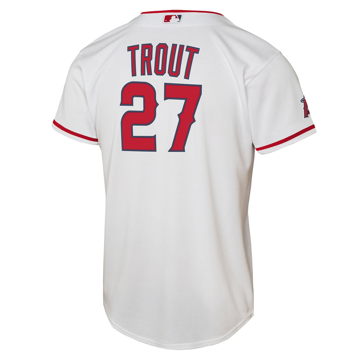 Youth Los Angeles Angels Mike Trout Nike White Home Stadium Player Jersey