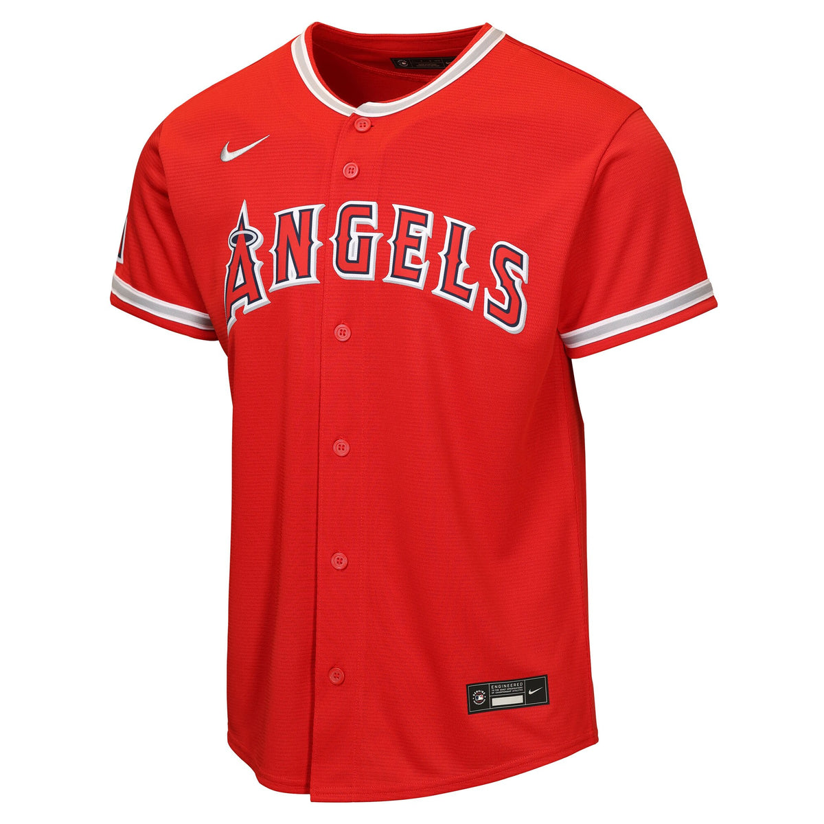 Youth Los Angeles Angels Nike Red Alternate Stadium Jersey