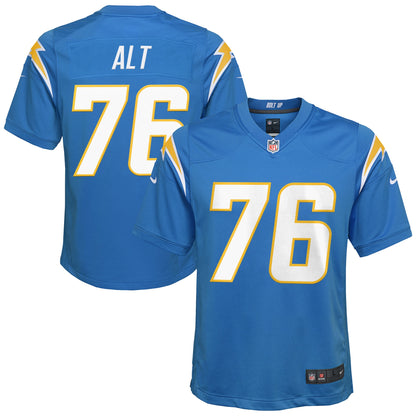 Youth Los Angeles Chargers Joe Alt Nike Powder Blue Game Jersey