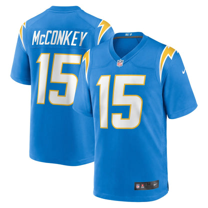 Youth Los Angeles Chargers Ladd McConkey Nike Powder Blue Game Jersey