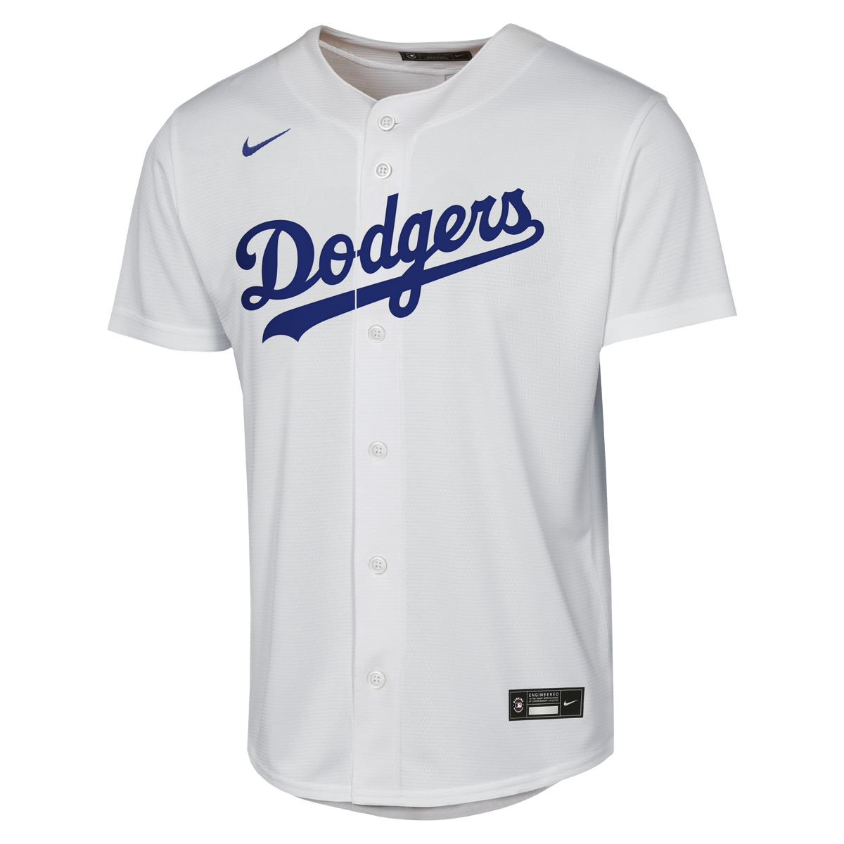 Youth Los Angeles Dodgers Enrique Herní¡ndez Nike White Home Baseline Jersey
