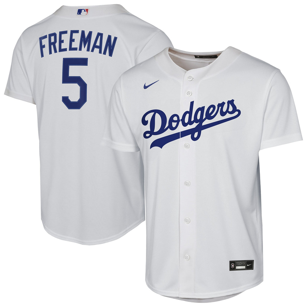 Youth Los Angeles Dodgers Freddie Freeman Nike White Home Replica Player Jersey