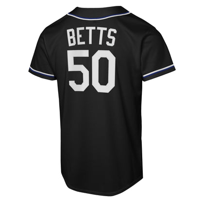 Youth Los Angeles Dodgers Mookie Betts Nike Black Fashion Replica Player Jersey