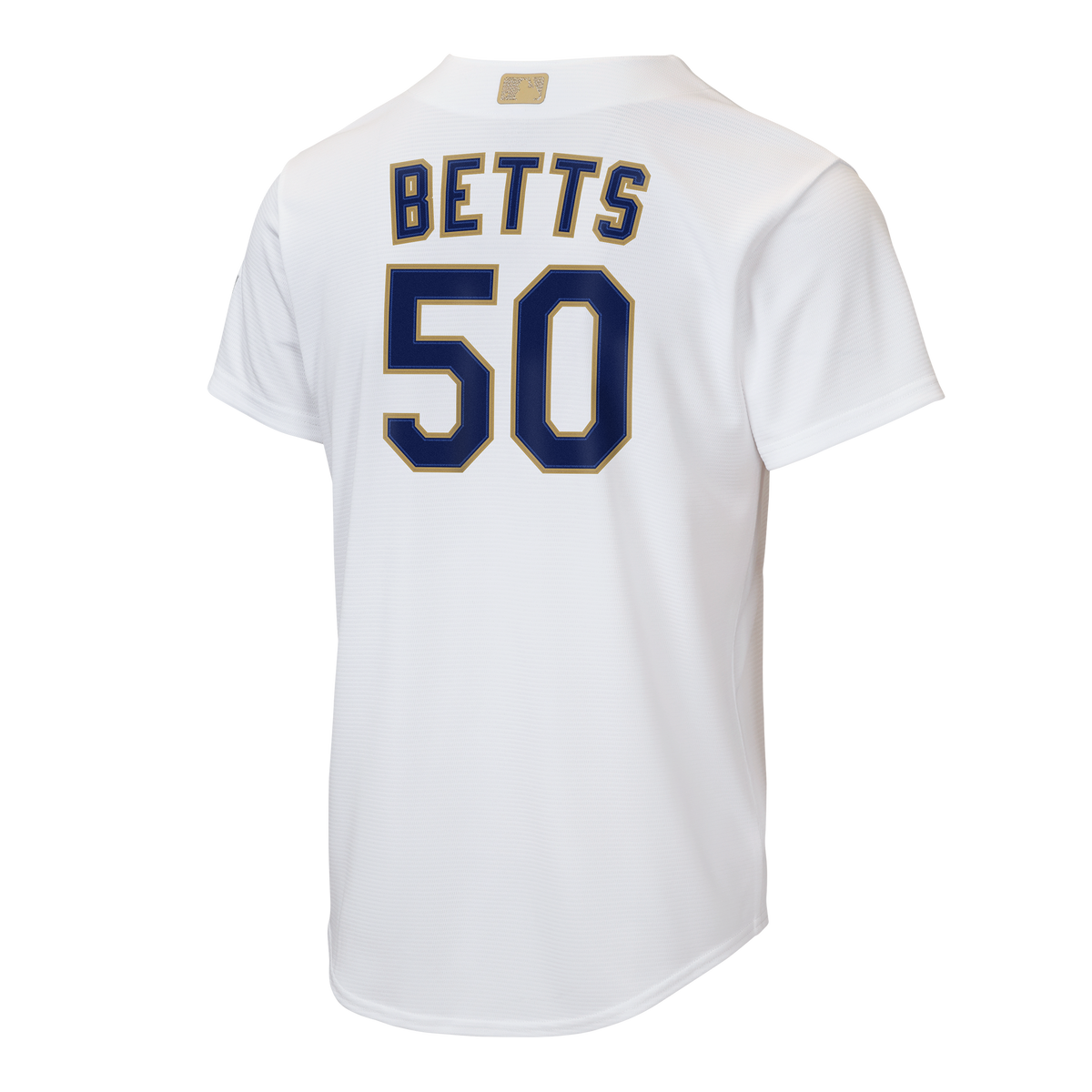 Youth Los Angeles Dodgers Mookie Betts Nike White 2026 Gold Collection Home Replica Jersey