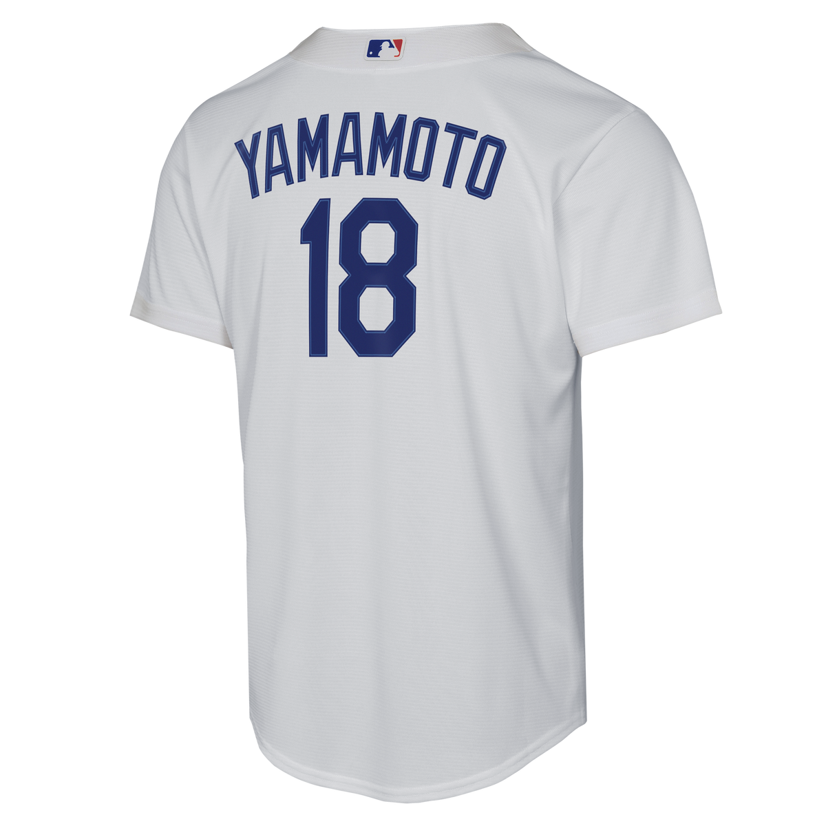 Youth Los Angeles Dodgers Yoshinobu Yamamoto Nike White Home Baseline Jersey