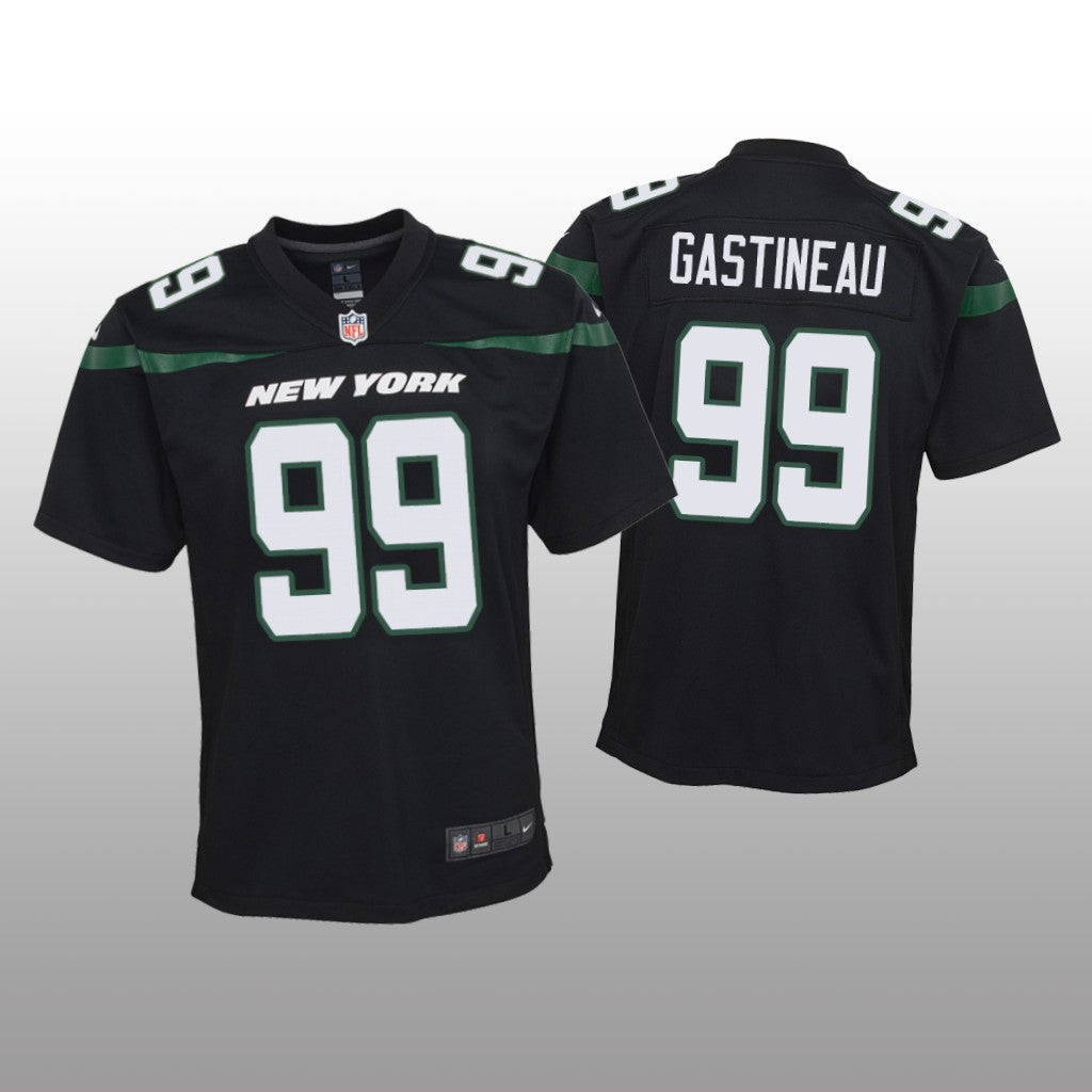 Youth Mark Gastineau #99 New York Jets Black Game Jersey