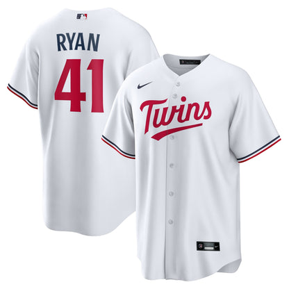 Youth Minnesota Twins Joe Ryan Nike White Home Replica Jersey