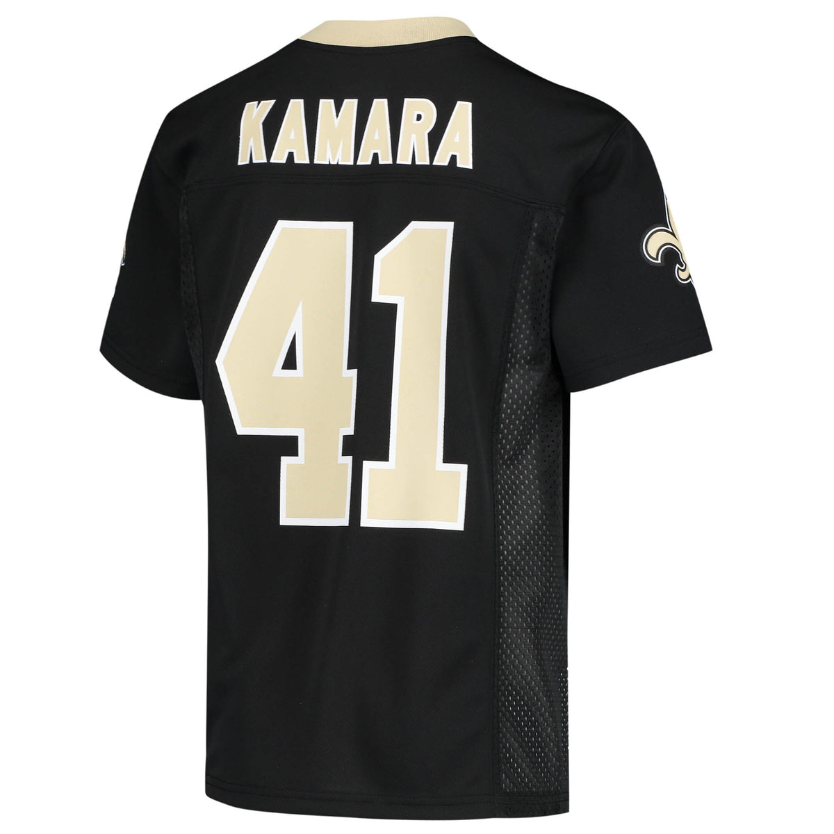 Youth New Orleans Saints Alvin Kamara Black Replica Jersey