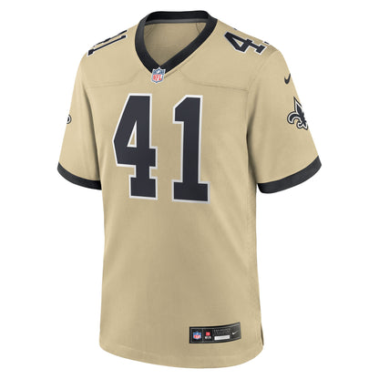 Youth New Orleans Saints Alvin Kamara Nike Gold Gameday Golds Alternate Game Player Jersey