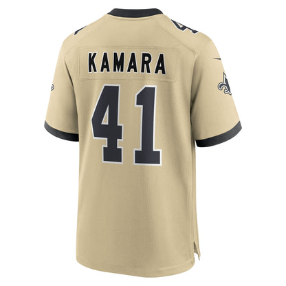 Youth New Orleans Saints Alvin Kamara Nike Gold Gameday Golds Alternate Game Player Jersey