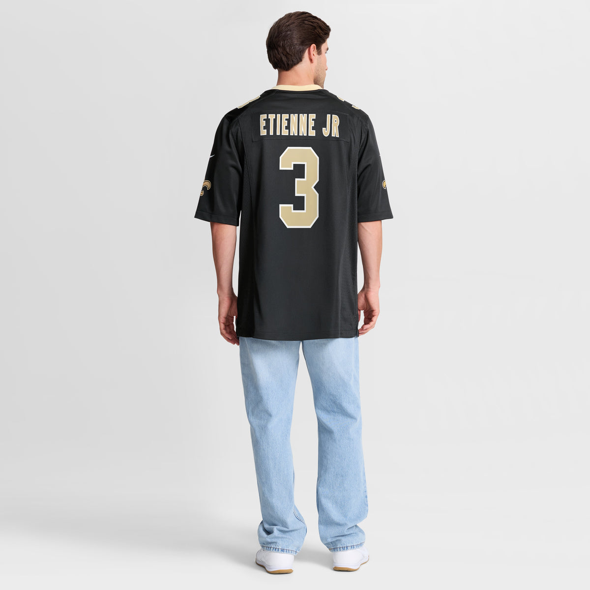 Youth New Orleans Saints Travis Etienne Jr Nike Black Game Jersey