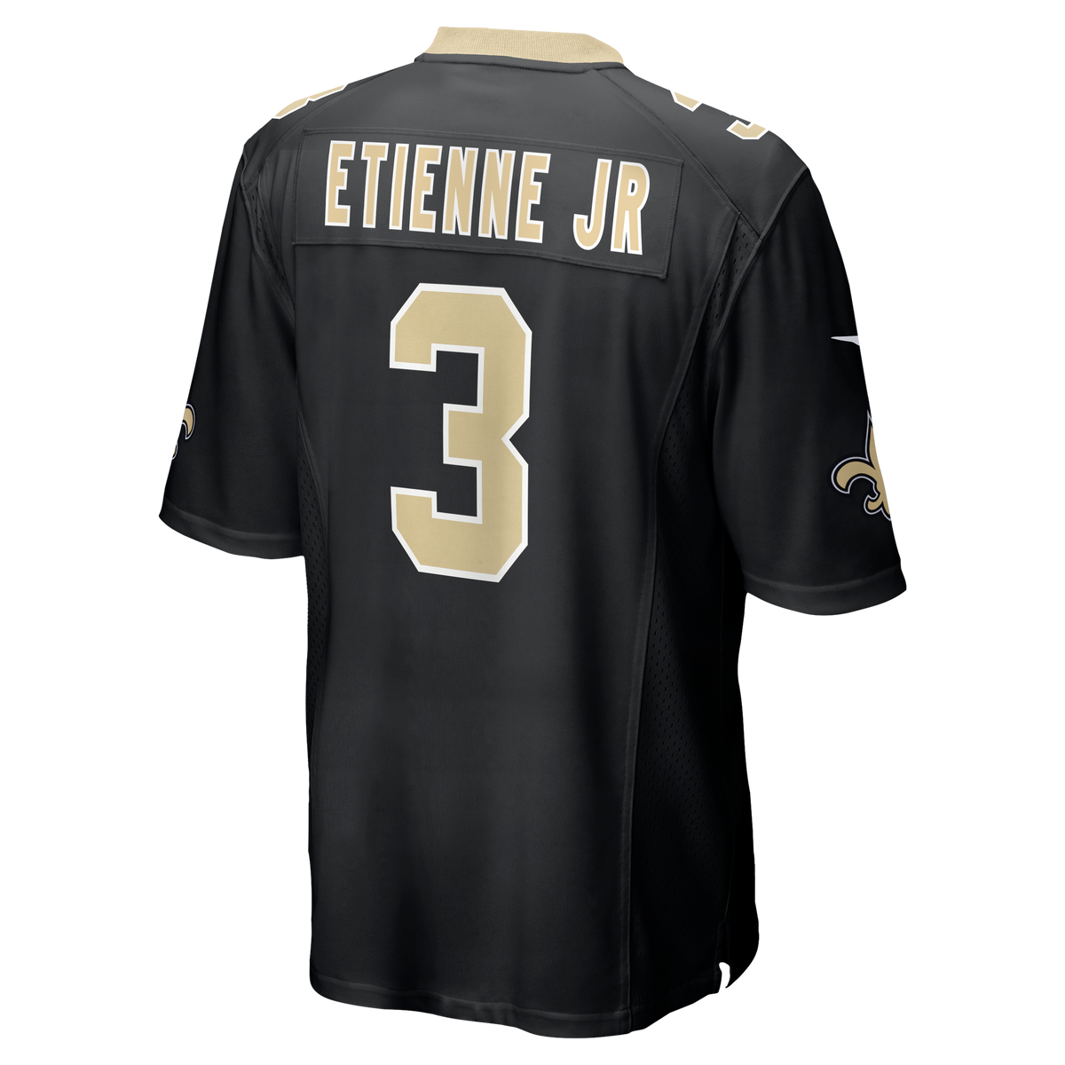 Youth New Orleans Saints Travis Etienne Jr Nike Black Game Jersey