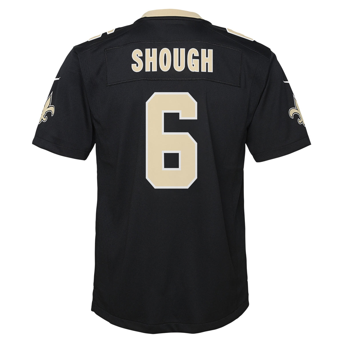Youth New Orleans Saints Tyler Shough Nike Black Team Game Jersey